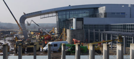 Poznan ?awica will see its capacity double when the new arrival building opens shortly before the Games.