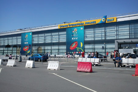 Kiev Boryspil Airport embraced the EURO 2012 atmosphere