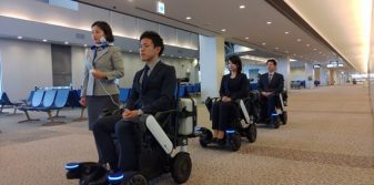 ANA partners with Panasonic to test power wheelchairs at Narita Airport